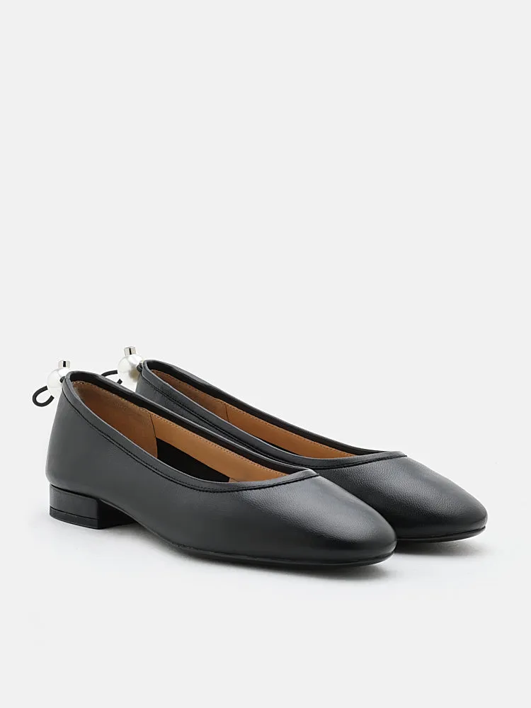 Zuri Curved-Toe Ballet Flats