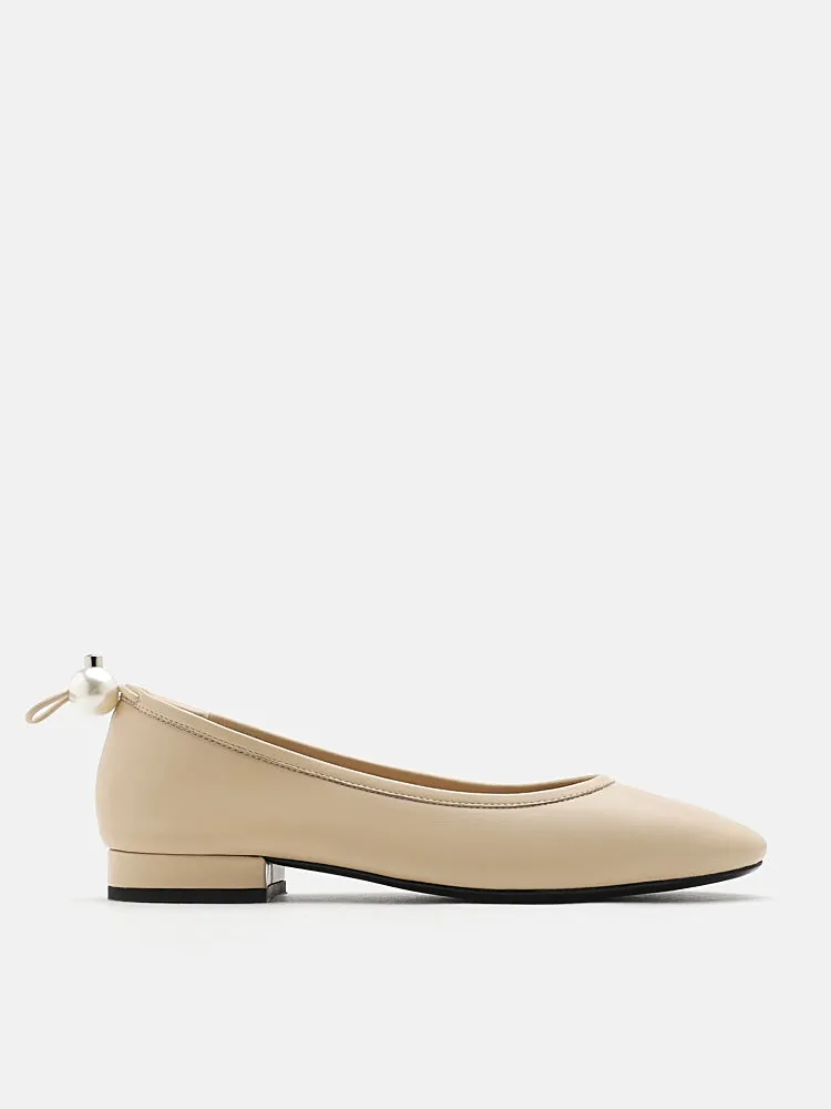 Zuri Curved-Toe Ballet Flats