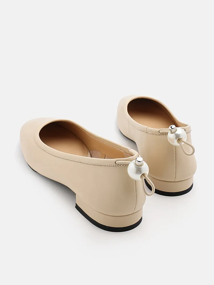 Zuri Curved-Toe Ballet Flats