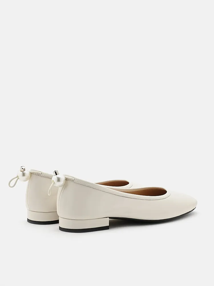 Zuri Curved-Toe Ballet Flats