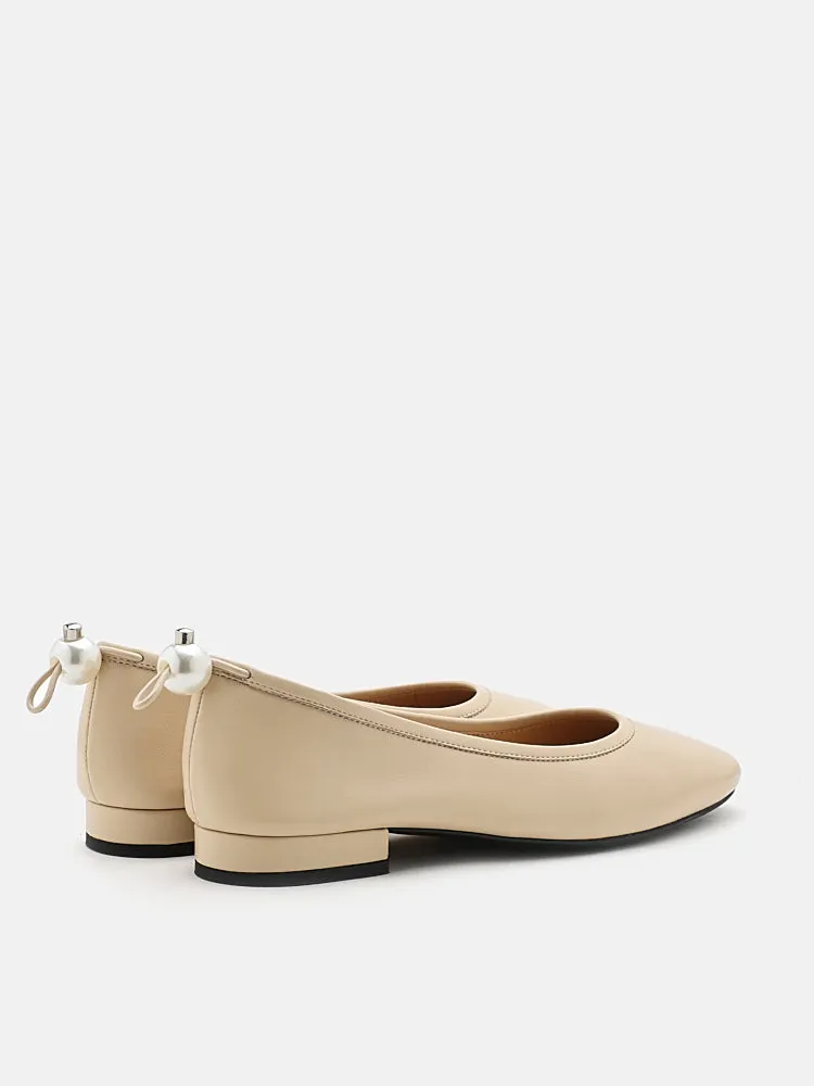 Zuri Curved-Toe Ballet Flats