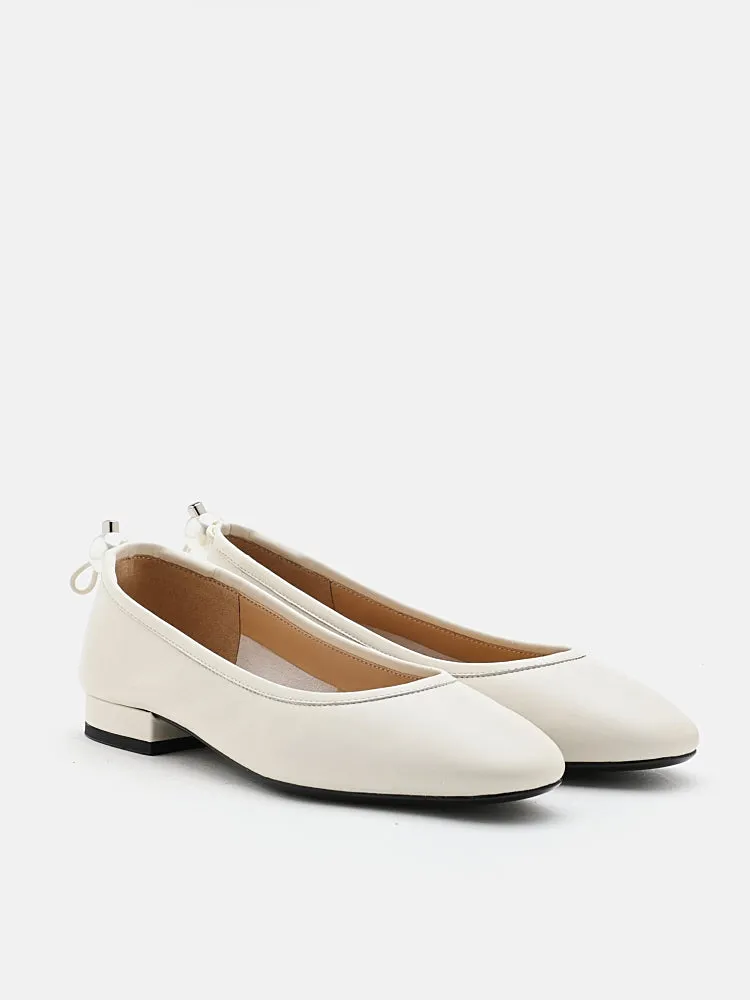 Zuri Curved-Toe Ballet Flats